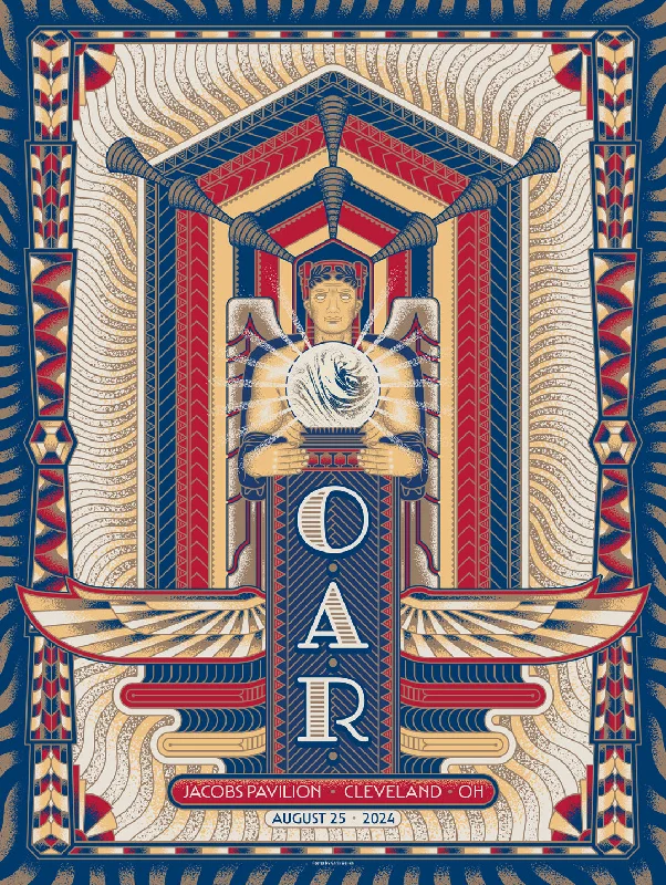 Chic Trend Collection O.A.R. 2024 Cleveland, OH Poster