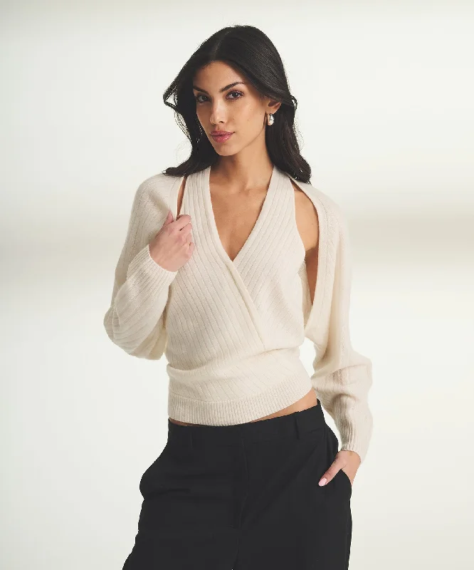 Enjoy Discount Luxe Cashmere Ribbed Two Piece Set