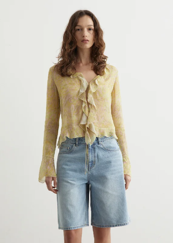 Sustainable Fashion Extravaganza Canopy Ruffled Top