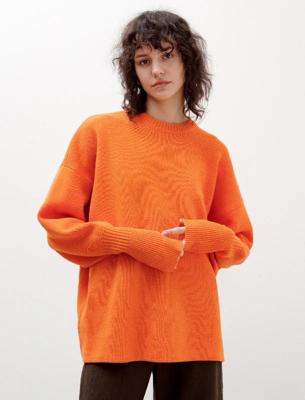 Urban Fashion Wool Milan Top 1 Orange