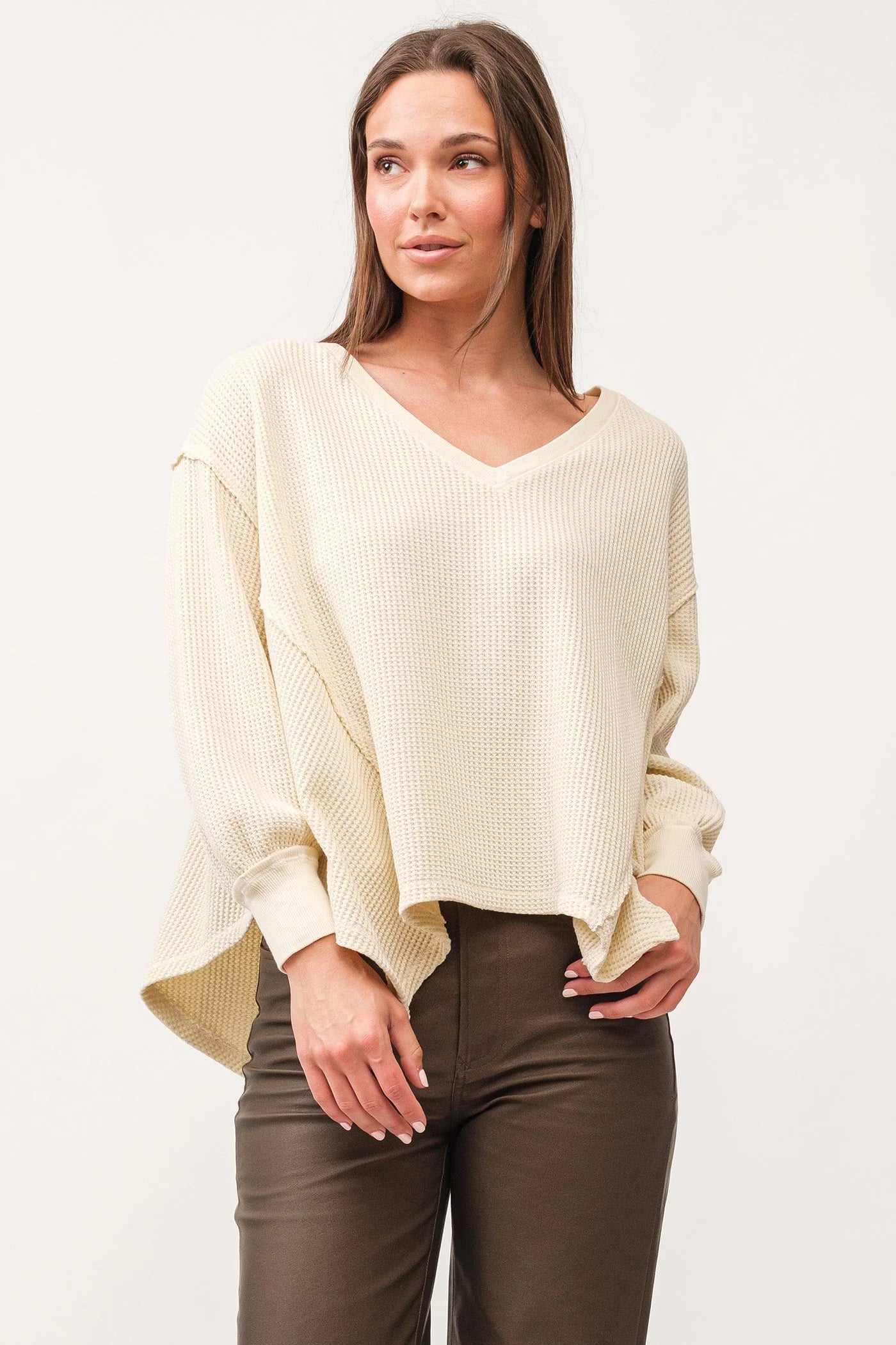 Imeless Style Mira V-Neck Oversized LS