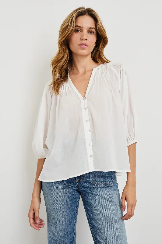 Fashion-Forward Offers CASSAT TOP - WHITE