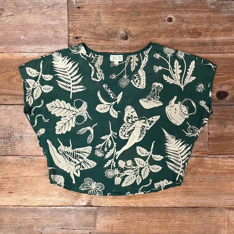 Find Your Unique Flair Dolman Top in Emerald Woodland Wonder