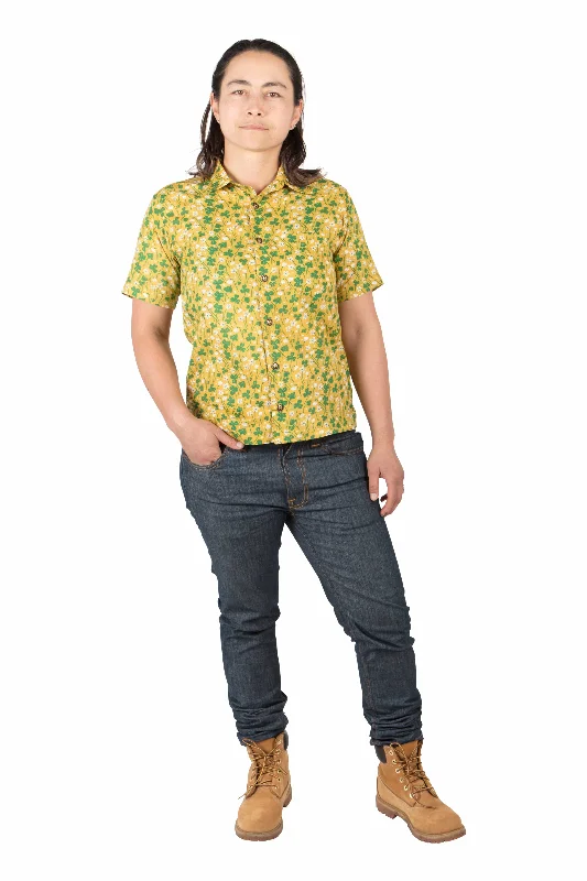 The Latest Fashion Trends Unisex Button Up in Lemon Wood Sorrel