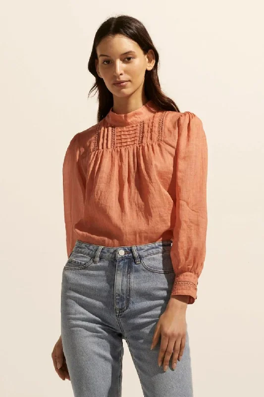 Stylish Statements Faze Apricot LS Top