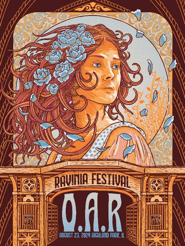 Unleash Your Style O.A.R. 2024 Ravinia Festival Poster