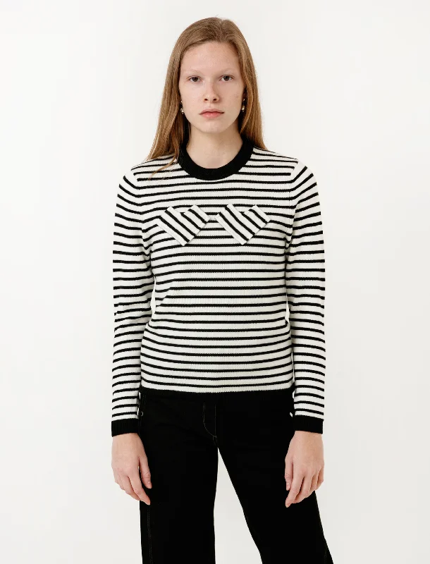 Classic Elegance Sales Nessa Hearts Jumper Black/Cream