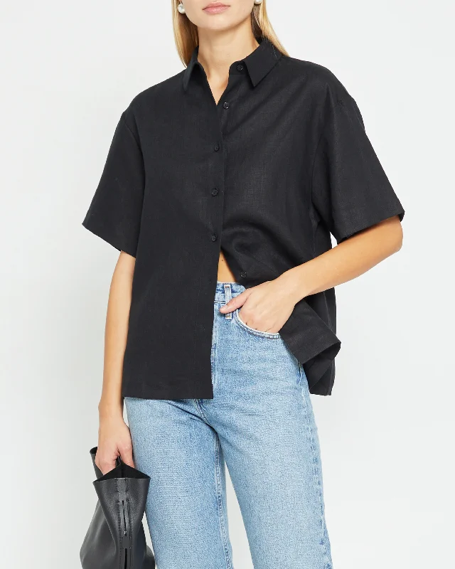 Style Without Limits Lea Oversized Linen Shirt