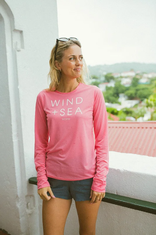 Insane Discount Onslaught Wind & Sea UPF50 Top - Shell Pink