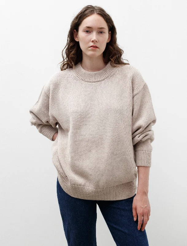 Trend Alert Senjo Cotton Knit Oatmeal