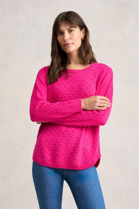 Luxury Fashion Discounts Merino Wool Popcorn Jumper - Hot Pink