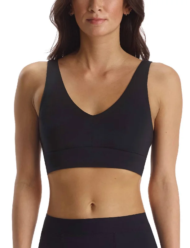 Butter Comfy Bralette In Black