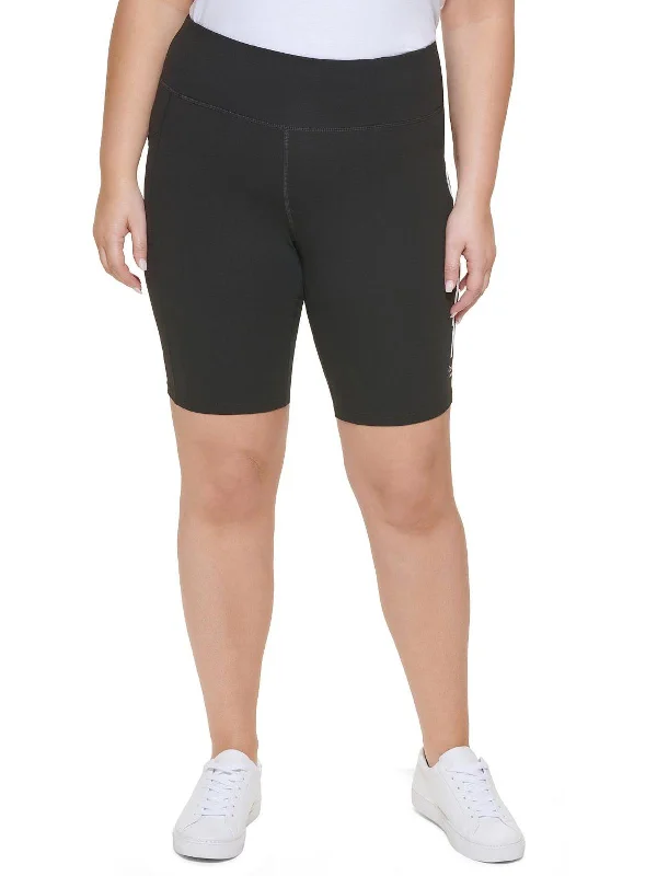 Plus Womens Fitness Workout Bike Short