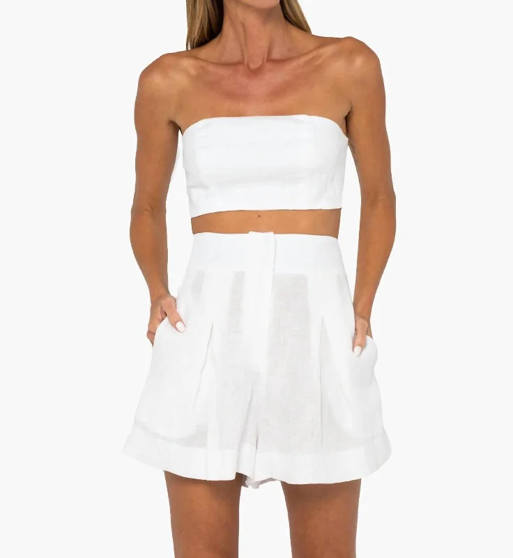 Marlow Shorts In White